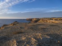 Dawn Coastal Landscape in Portugal: Beach Bliss