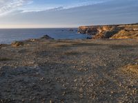 Dawn Coastal Landscape in Portugal: Beach Bliss