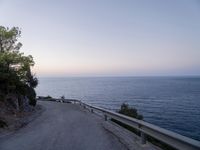 Dawn over Coastal Road in Mallorca, Spain