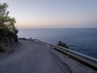 Dawn over Coastal Road in Mallorca, Spain