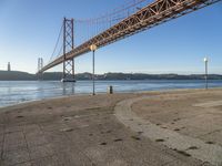 Dawn on the Coastal Waters of Lisbon, Portugal