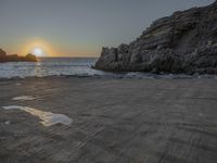 Dawn over Coastal Waters in Portugal, Europe