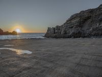 Dawn over Coastal Waters in Portugal, Europe