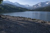 Dawn in Colorado: Mountain, Forest, and Lake