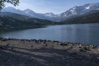 Dawn in Colorado: Mountain, Forest, and Lake