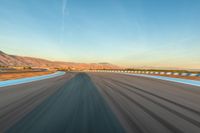 Dawn Curve on a USA Race Track