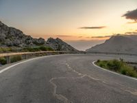 Dawn Curve in Spain: A Road in Europe