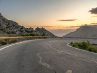 Dawn Curve in Spain: A Road in Europe