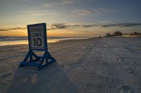 Dawn at Daytona Beach, Florida