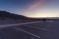 Dawn in Death Valley California Mountain