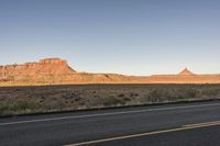 Dawn Desert Landscape Road Trip HDRi Maps and Backplates