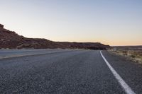 Dawn Desert Road Highlands