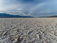 a cloudy day at the racetrack at death valley national park, california, usa photo by matt bremmer