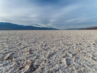 a cloudy day at the racetrack at death valley national park, california, usa photo by matt bremmer