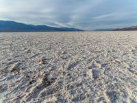 a cloudy day at the racetrack at death valley national park, california, usa photo by matt bremmer