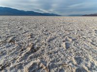 a cloudy day at the racetrack at death valley national park, california, usa photo by matt bremmer