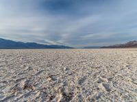 a cloudy day at the racetrack at death valley national park, california, usa photo by matt bremmer