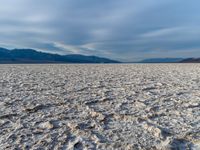 a cloudy day at the racetrack at death valley national park, california, usa photo by matt bremmer