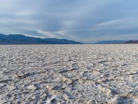 a cloudy day at the racetrack at death valley national park, california, usa photo by matt bremmer