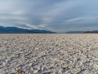 a cloudy day at the racetrack at death valley national park, california, usa photo by matt bremmer