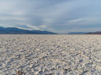 a cloudy day at the racetrack at death valley national park, california, usa photo by matt bremmer