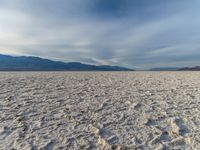 a cloudy day at the racetrack at death valley national park, california, usa photo by matt bremmer