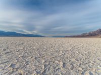 a cloudy day at the racetrack at death valley national park, california, usa photo by matt bremmer