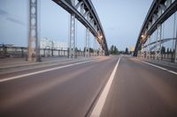 Dawn in Frankfurt, Germany - Urban Transportation Infrastructure