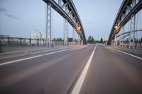 Dawn in Frankfurt, Germany - Urban Transportation Infrastructure