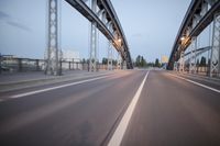 Dawn in Frankfurt, Germany - Urban Transportation Infrastructure