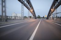 Dawn in Frankfurt, Germany - Urban Transportation Infrastructure