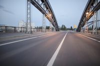 Dawn in Frankfurt, Germany - Urban Transportation Infrastructure