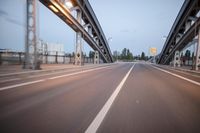 Dawn in Frankfurt, Germany - Urban Transportation Infrastructure