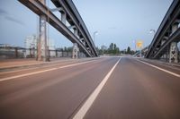 Dawn in Frankfurt, Germany - Urban Transportation Infrastructure