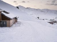 Dawn in the French Alps: A Breathtaking Winter Landscape