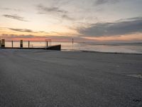 Dawn in Germany: Coastal Landscape with Sunlight