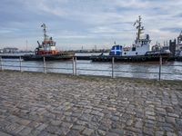 Dawn in Hamburg, Germany: Open Space by the Sea