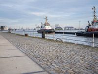 Dawn in Hamburg, Germany: Open Space by the Sea