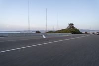 Dawn on the Highway: A Beautiful Asphalt Road Surface