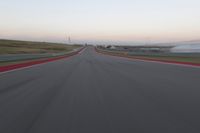 Dawn Highway Landscape: A Glimpse into the Clear Sky