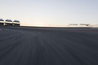 Dawn on the Highway: Racing on a Clear Sky Race Track