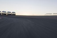 Dawn on the Highway: Racing on a Clear Sky Race Track