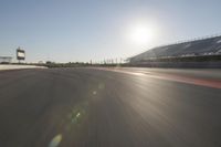 Dawn on the Horizon: Asphalt Road in the Landscape