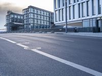 Dawn in Berlin: Modern Architecture and Urban Cityscape