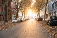 Dawn in Berlin: Modern Architecture with Sunrise