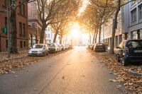 Dawn in Berlin: Modern Architecture with Sunrise