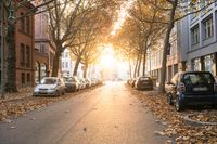 Dawn in Berlin: Modern Architecture with Sunrise