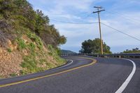 Dawn in California: Scenic Road with Mountain Views