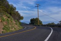 Dawn in California: Scenic Road with Mountain Views