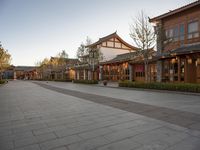 Dawn in Lijiang, China: Clear Sky Over the Historic City